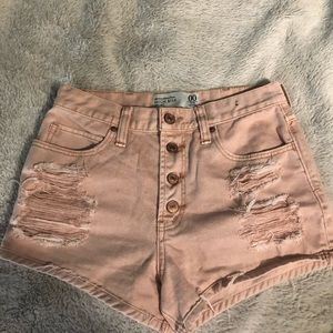 COPY - Abercrombie & Fitch high rise shorts.